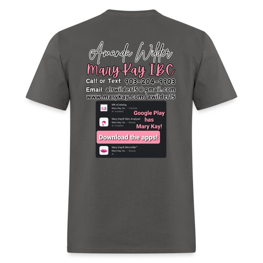 Custom Business T-Shirt - charcoal