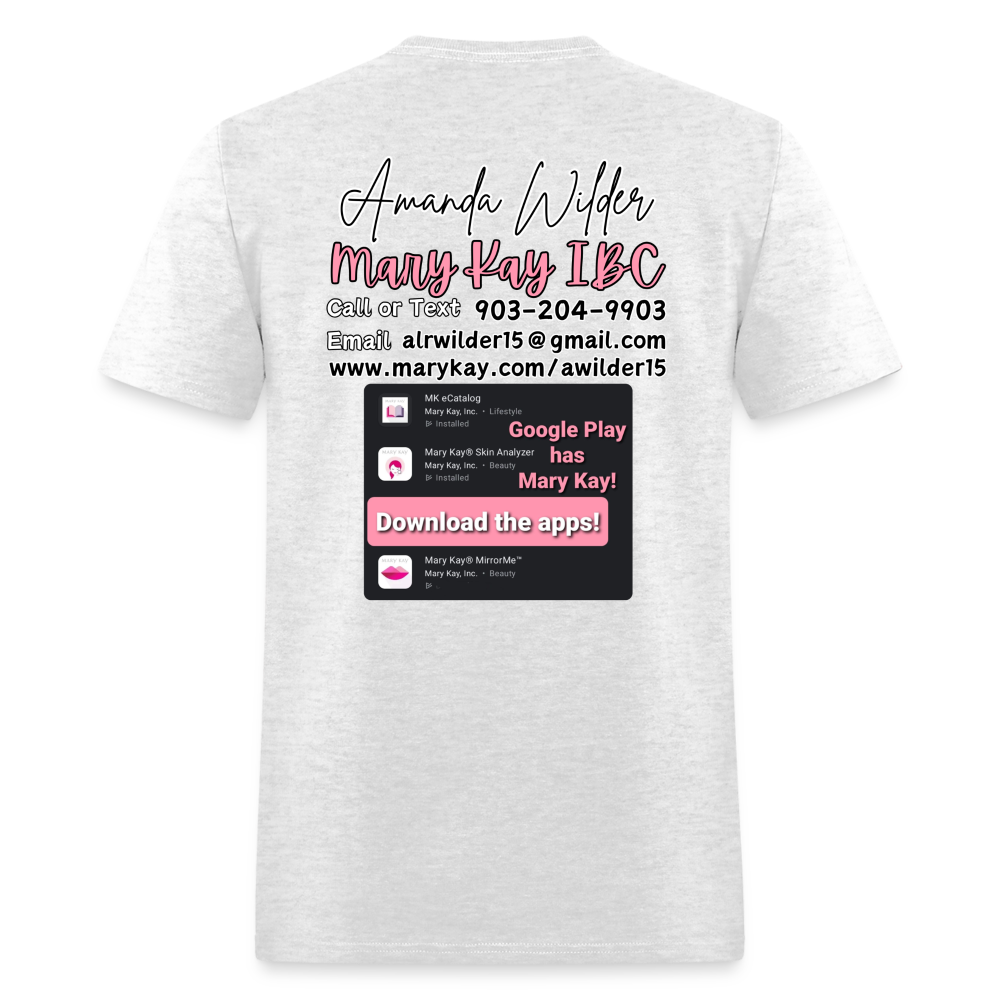 Custom Business T-Shirt - light heather gray
