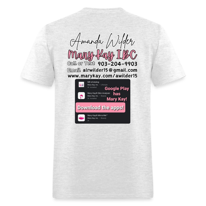 Custom Business T-Shirt - light heather gray