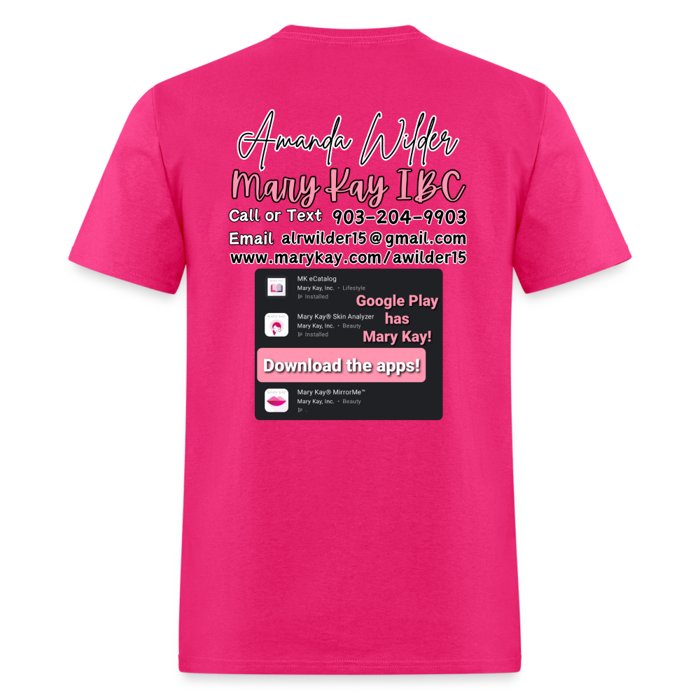 Custom Business T-Shirt - fuchsia