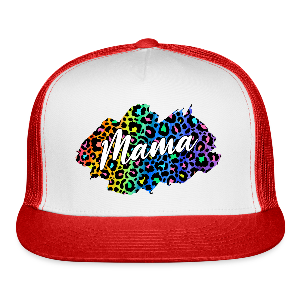 MAMA Trucker Cap - white/red