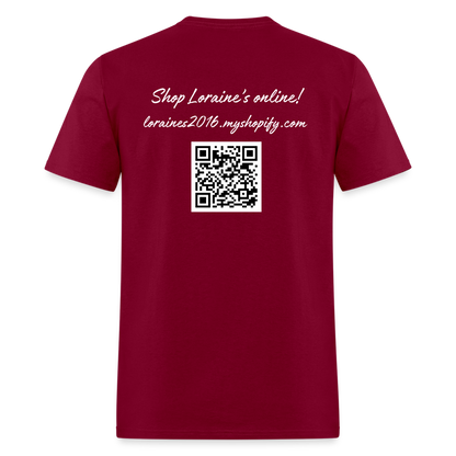Loraine's Custom Business Classic T-Shirt - burgundy