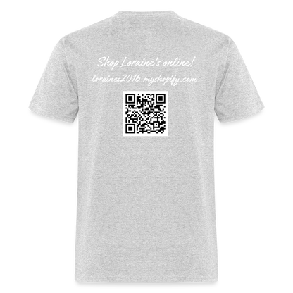 Loraine's Custom Business Classic T-Shirt - heather gray