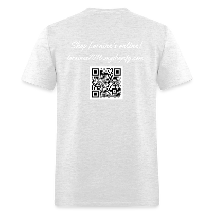 Loraine's Custom Business Classic T-Shirt - light heather gray