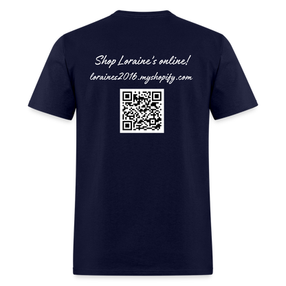 Loraine's Custom Business Classic T-Shirt - navy