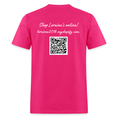 Loraine's Custom Business Classic T-Shirt - fuchsia