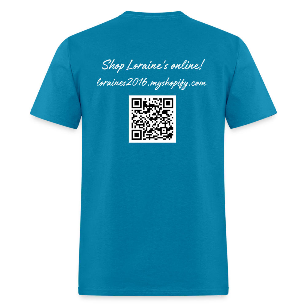 Loraine's Custom Business Classic T-Shirt - turquoise