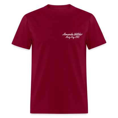 Mary Kay Custom Business T-Shirt - burgundy