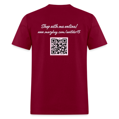 Mary Kay Custom Business T-Shirt - burgundy