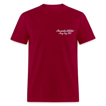 Mary Kay Custom Business T-Shirt - dark red