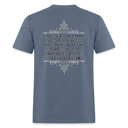 Psalms 34:18 Classic T-Shirt - denim