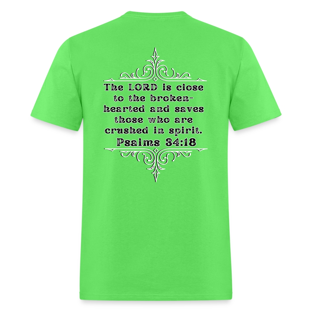 Psalms 34:18 Classic T-Shirt - kiwi