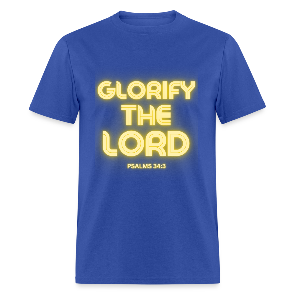 Psalms 34:3 Classic T-Shirt - royal blue