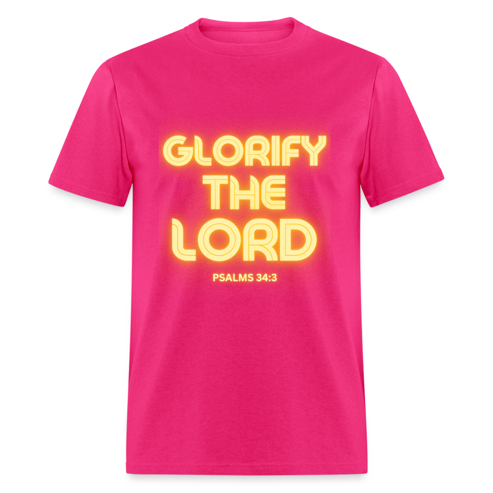 Psalms 34:3 Classic T-Shirt - fuchsia