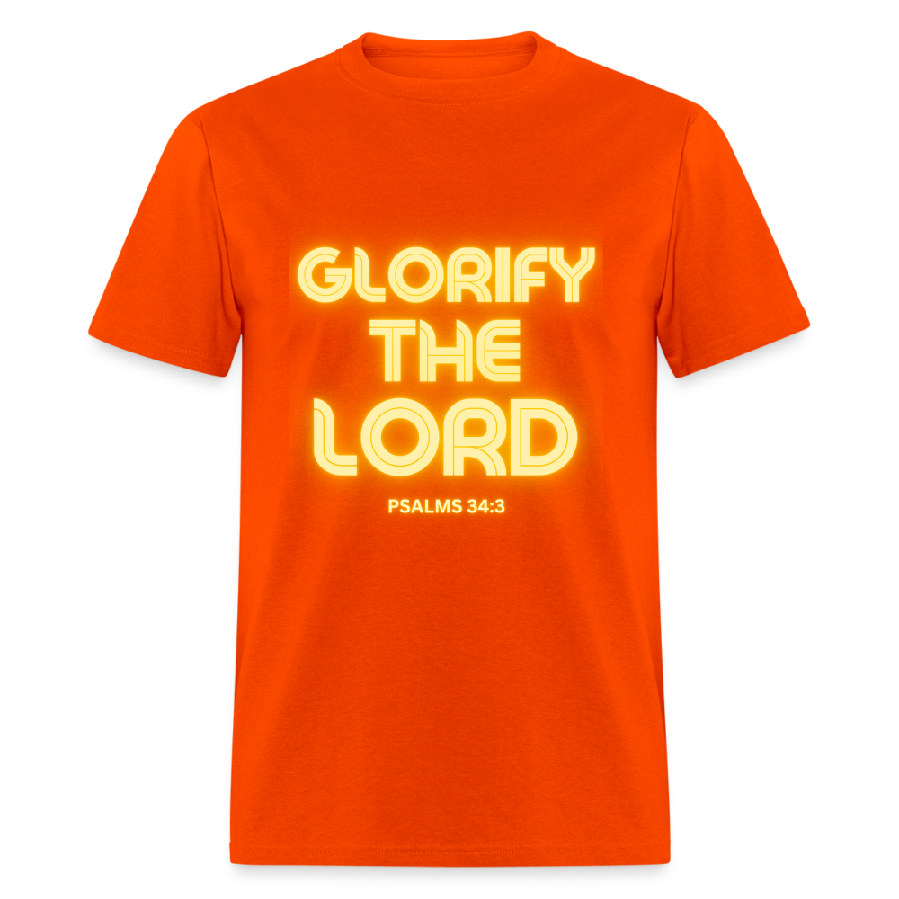 Psalms 34:3 Classic T-Shirt - orange