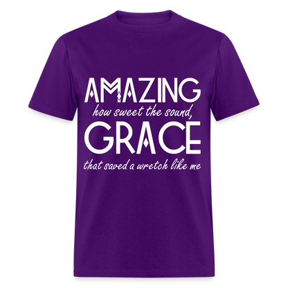 Amazing Grace Classic T-Shirt - purple