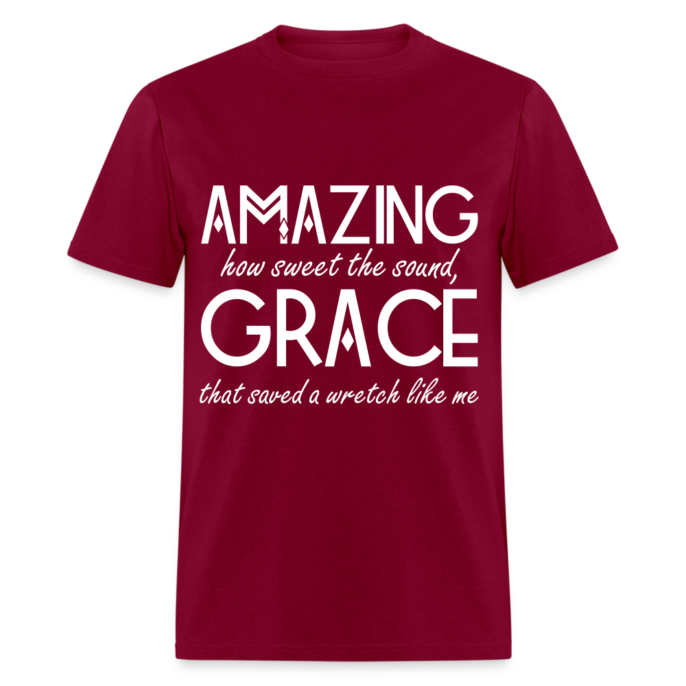 Amazing Grace Classic T-Shirt - burgundy