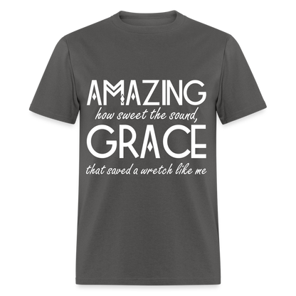 Amazing Grace Classic T-Shirt - charcoal