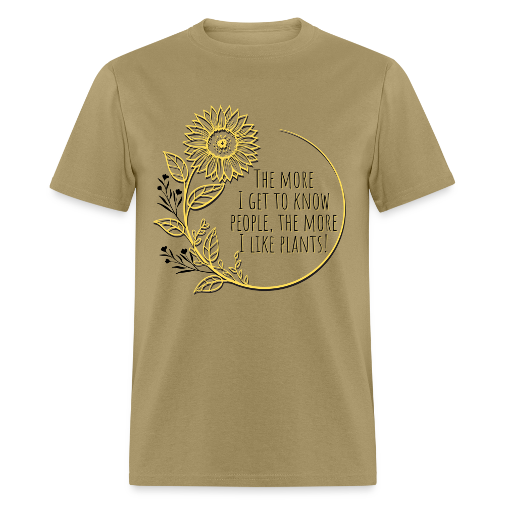 People & Plants Classic T-Shirt - khaki
