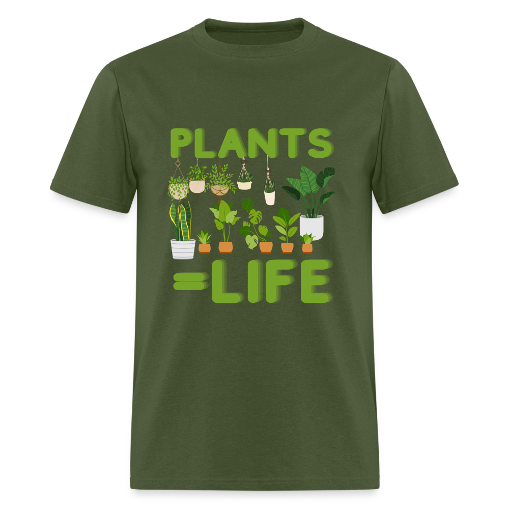 Plants=Life Classic T-Shirt - military green