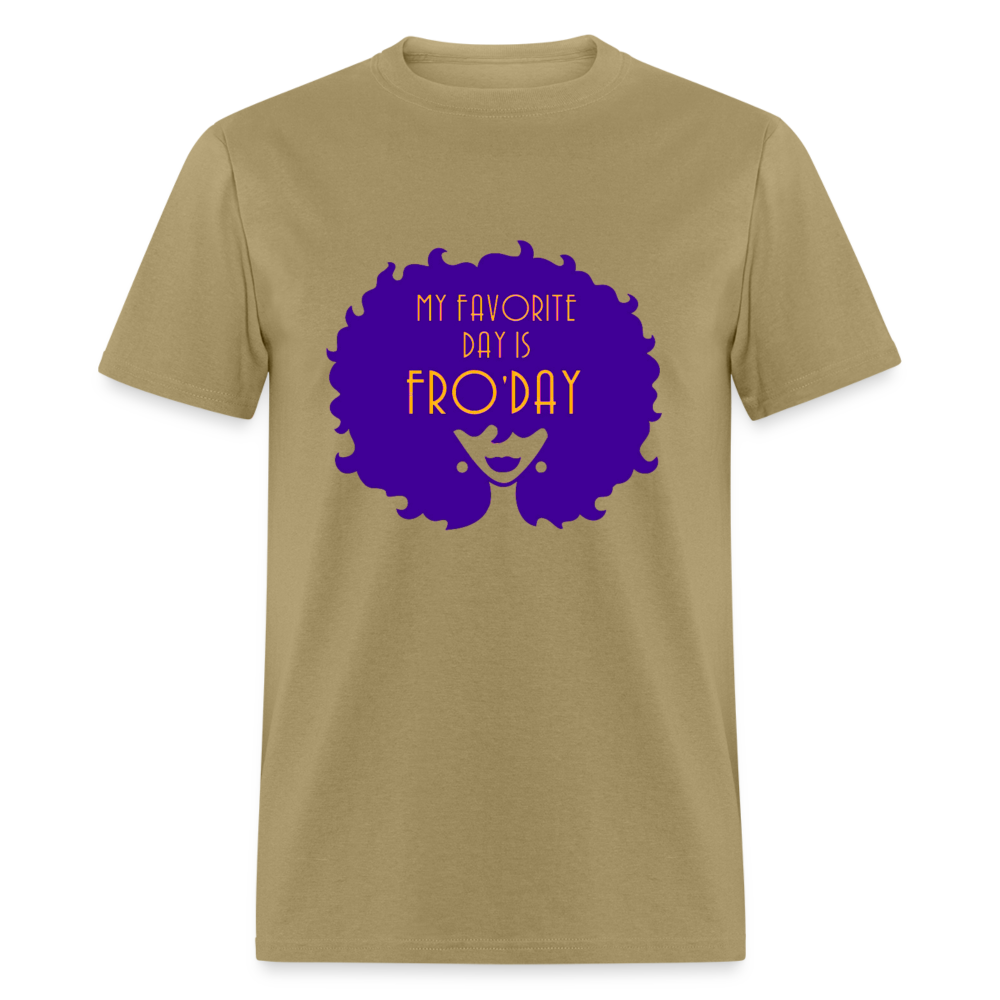 Fro'Day T-Shirt - khaki