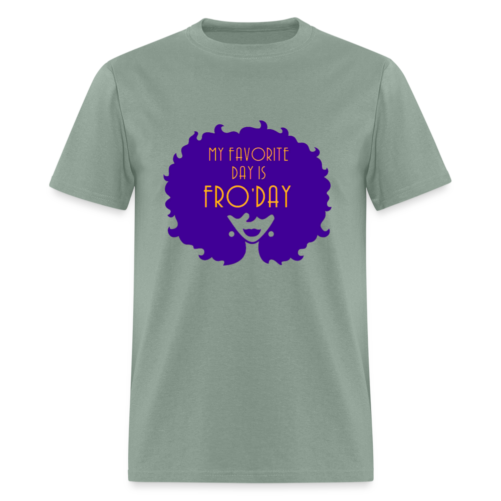 Fro'Day T-Shirt - sage